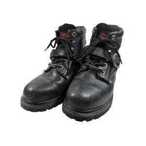 Harley-Davidson® Boots Women’s 8 Faded Glory Black Motorcycle Boots 81024